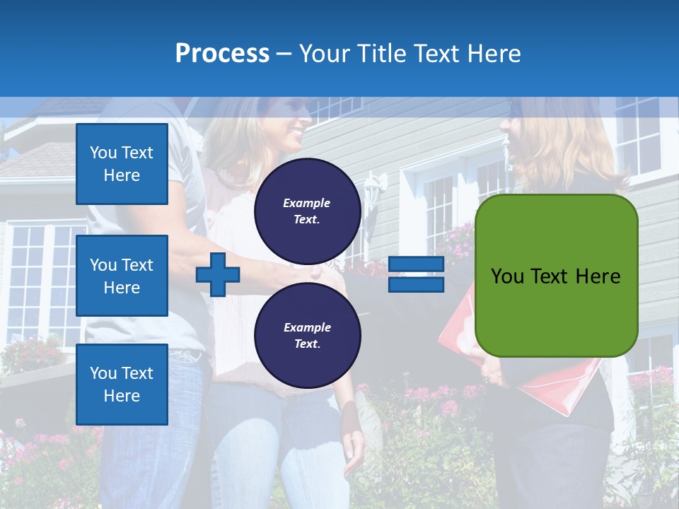 Realtor Handshake Life PowerPoint Template