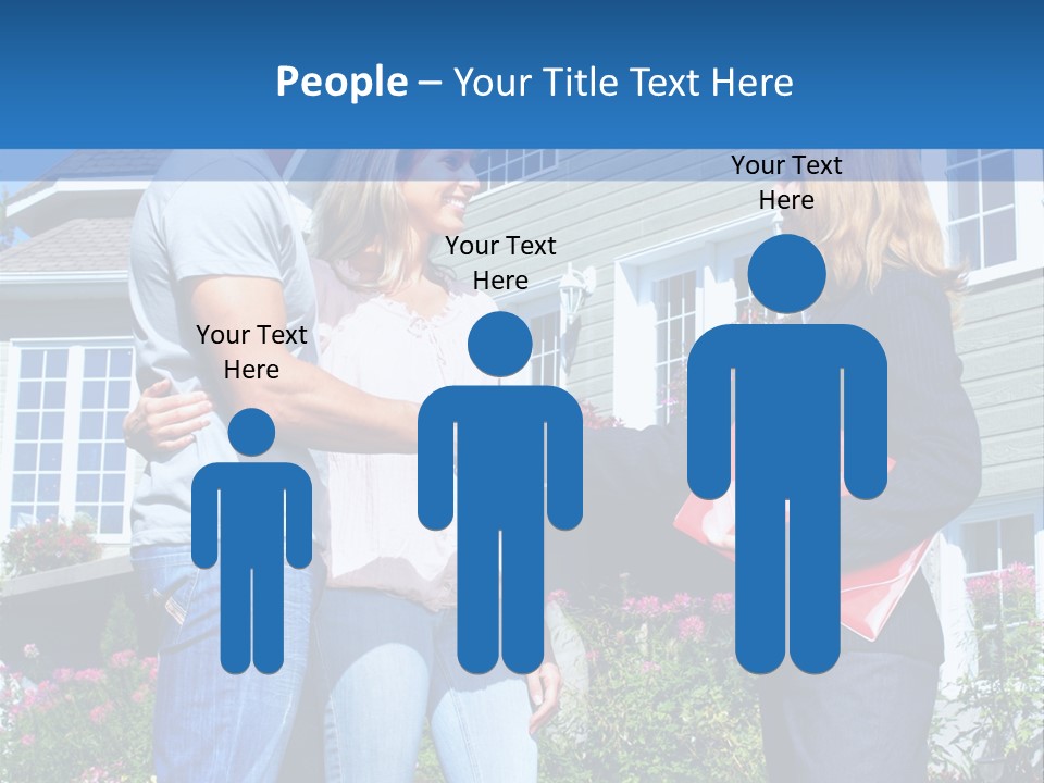 Realtor Handshake Life PowerPoint Template