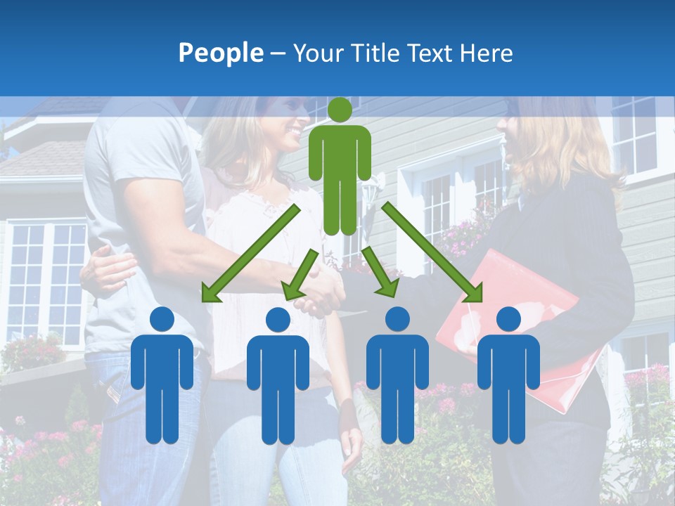 Realtor Handshake Life PowerPoint Template