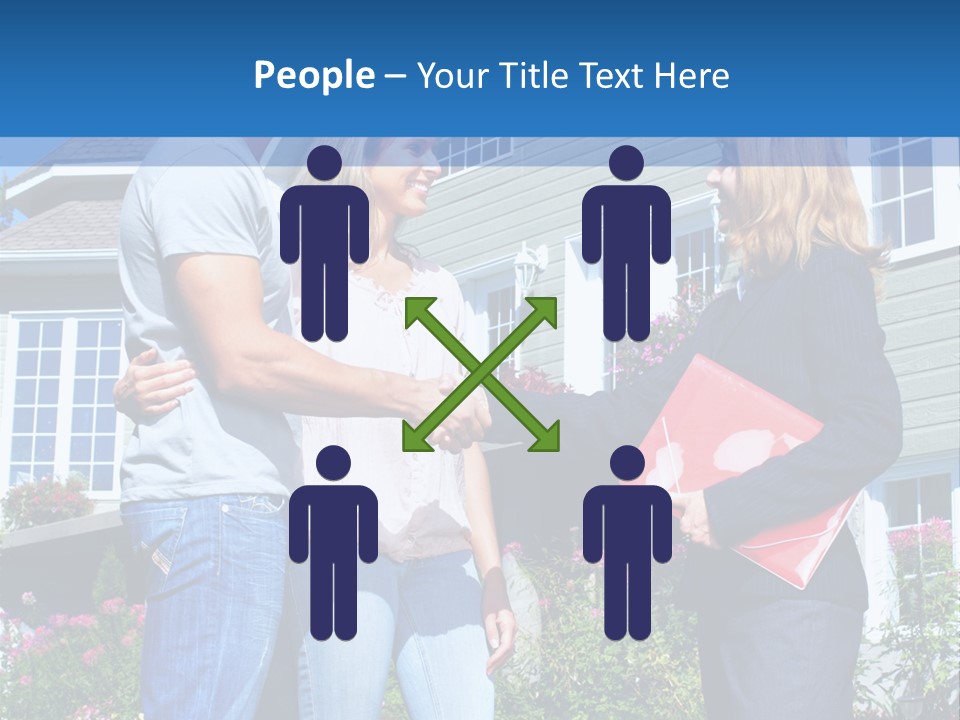 Realtor Handshake Life PowerPoint Template