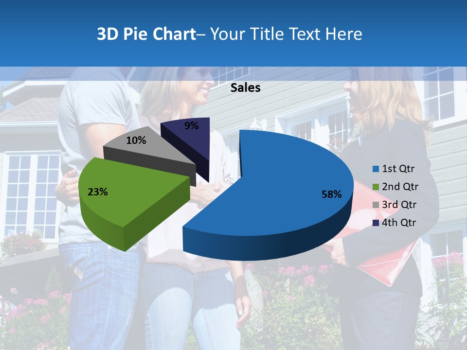Realtor Handshake Life PowerPoint Template