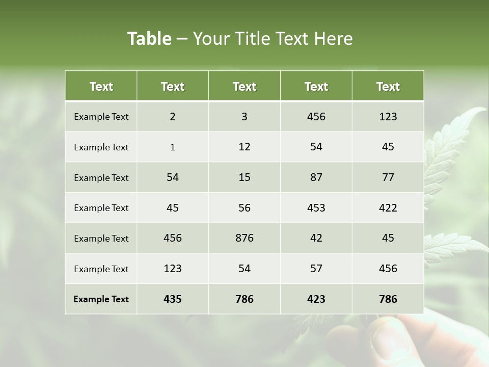 Herb Relax Sun PowerPoint Template