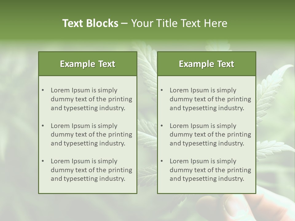 Herb Relax Sun PowerPoint Template