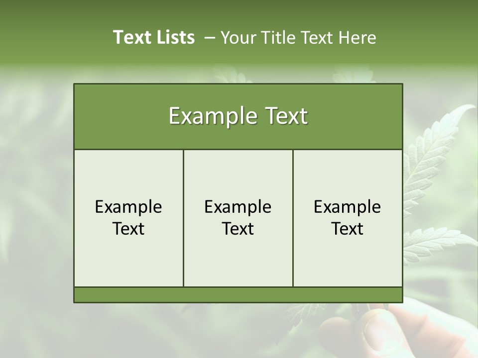 Herb Relax Sun PowerPoint Template