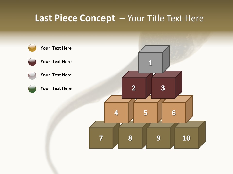 A Close Up Of A Spoon With Food On It PowerPoint Template