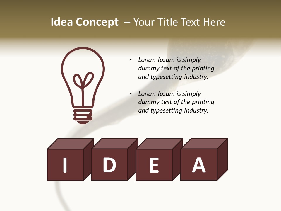 A Close Up Of A Spoon With Food On It PowerPoint Template