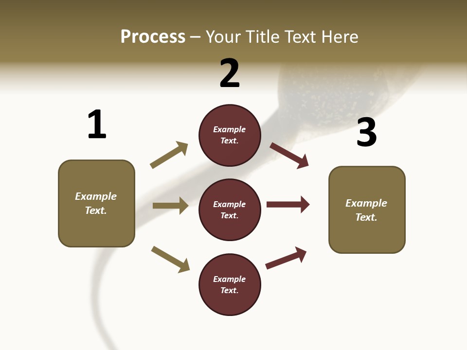 A Close Up Of A Spoon With Food On It PowerPoint Template