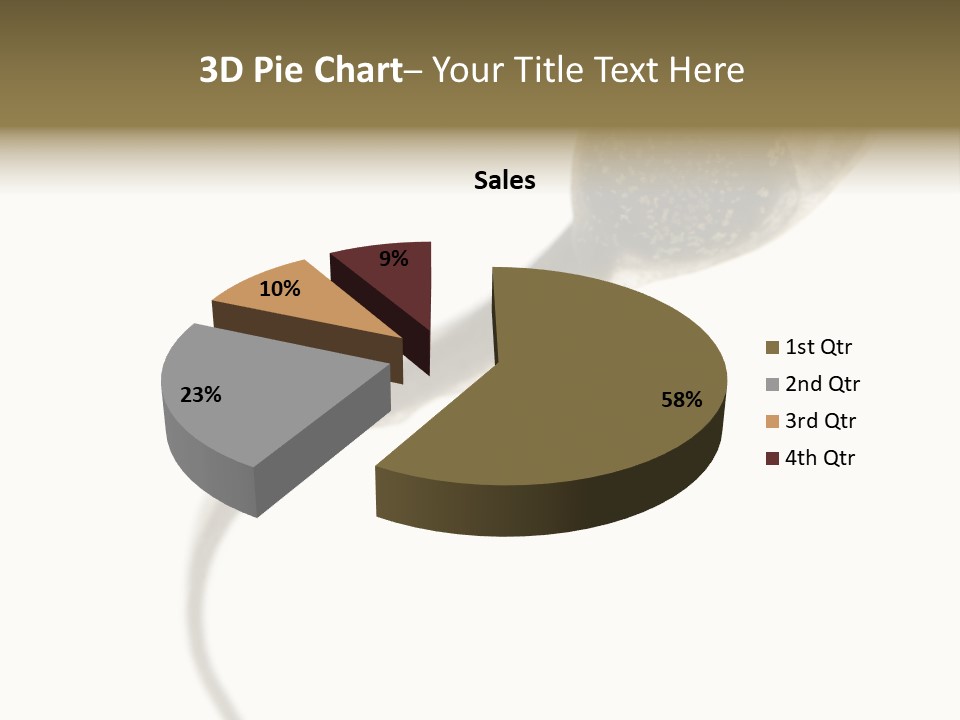 A Close Up Of A Spoon With Food On It PowerPoint Template