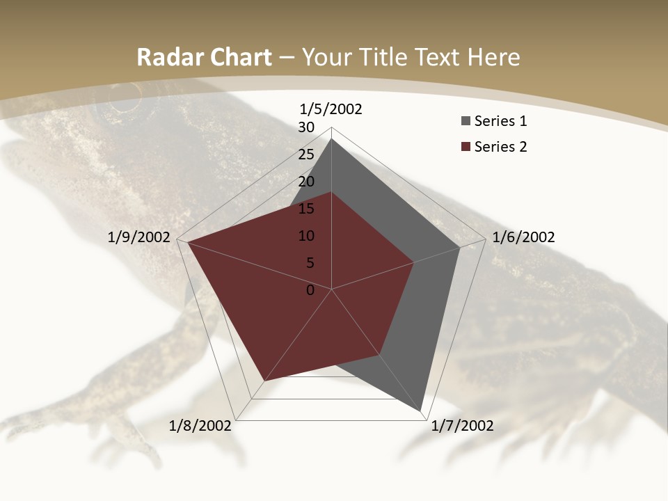 Creature White Background Amphibian PowerPoint Template