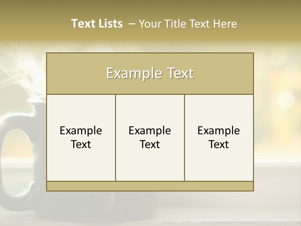Warm Fuel Morning PowerPoint Template