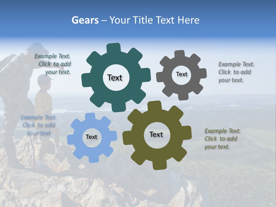 Sky Arkansas Together PowerPoint Template