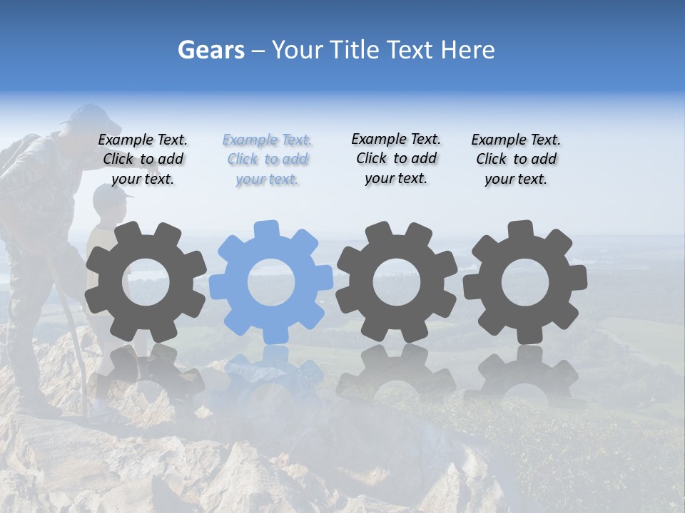 Sky Arkansas Together PowerPoint Template