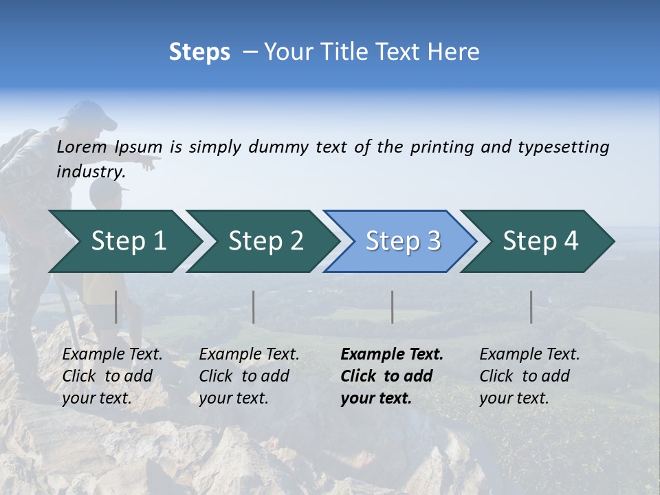 Sky Arkansas Together PowerPoint Template