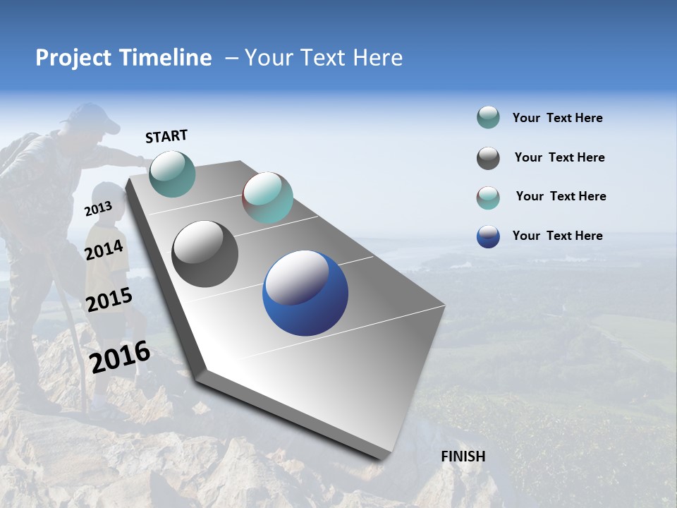Sky Arkansas Together PowerPoint Template