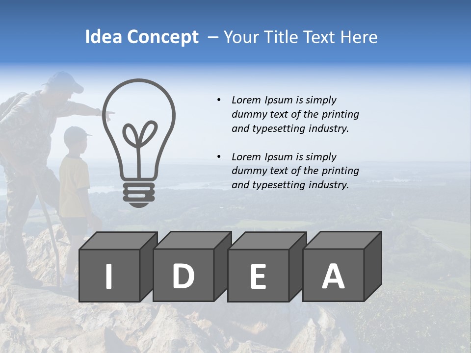 Sky Arkansas Together PowerPoint Template