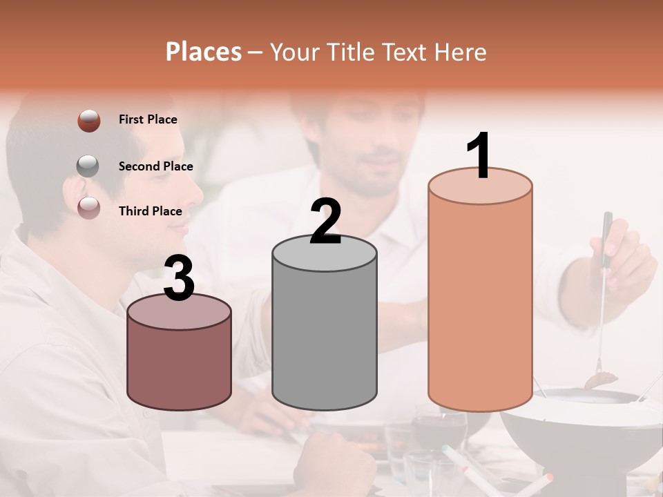 Friends Guys Dish PowerPoint Template