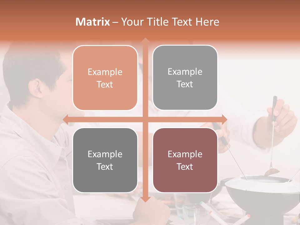 Friends Guys Dish PowerPoint Template