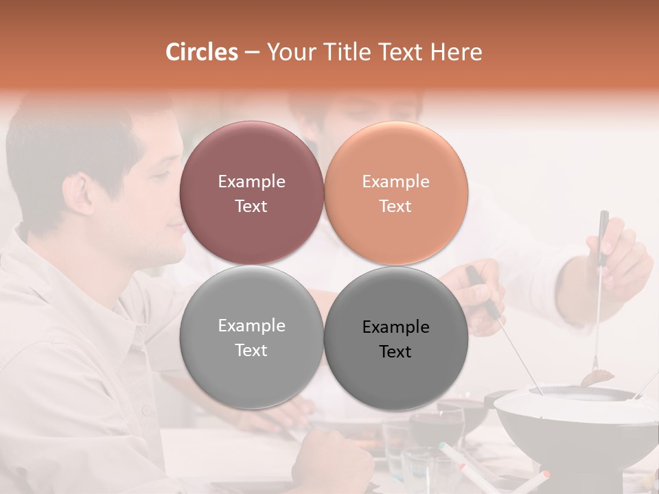 Friends Guys Dish PowerPoint Template