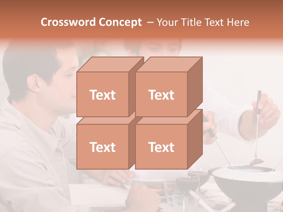 Friends Guys Dish PowerPoint Template