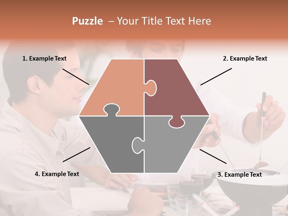 Friends Guys Dish PowerPoint Template