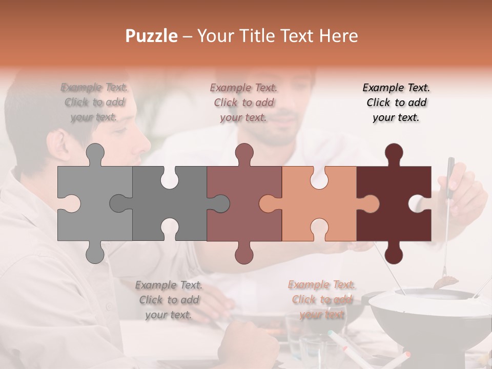 Friends Guys Dish PowerPoint Template