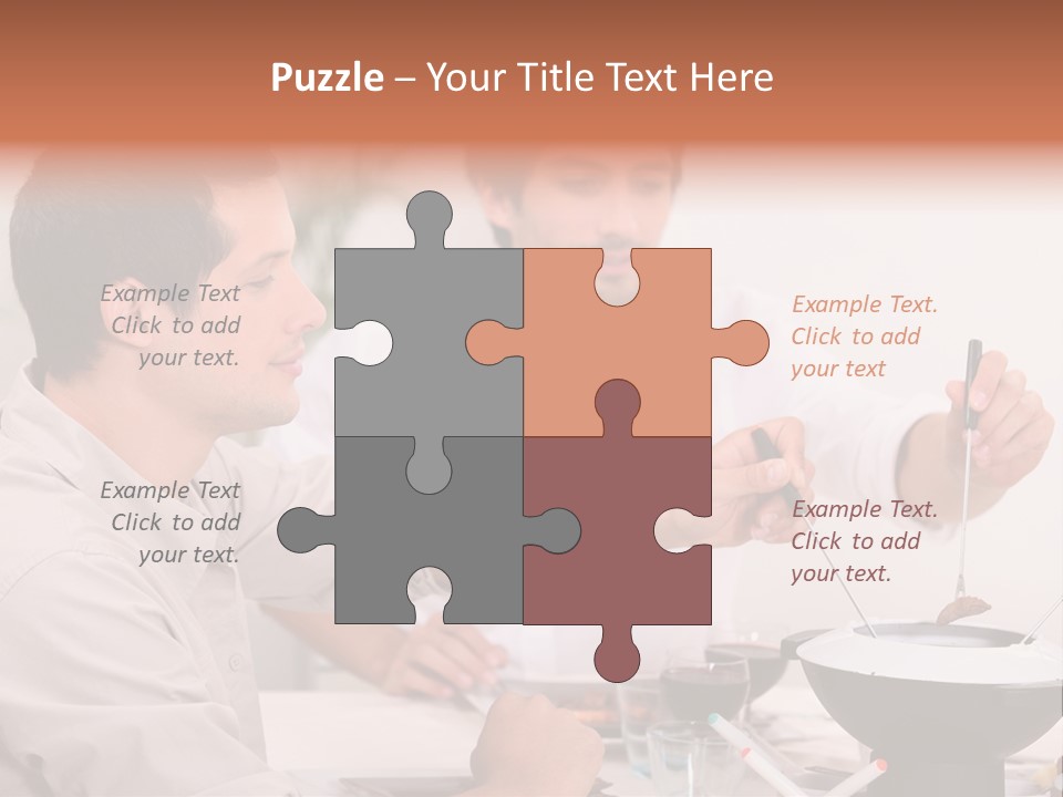 Friends Guys Dish PowerPoint Template