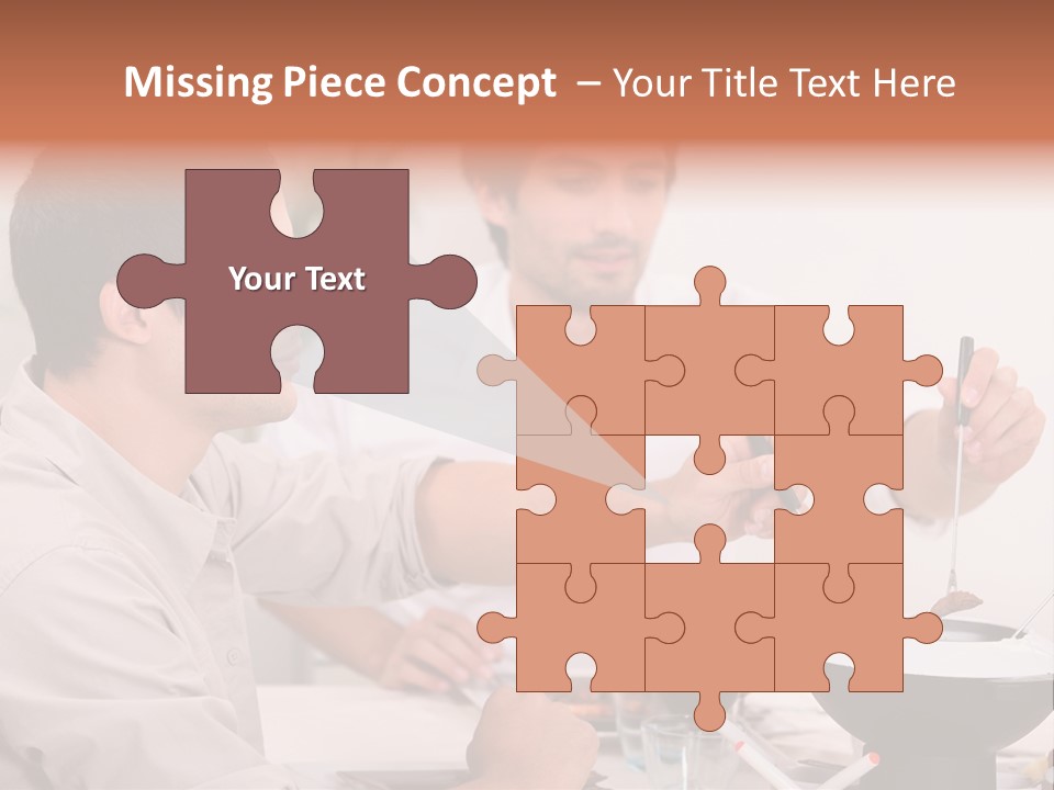 Friends Guys Dish PowerPoint Template