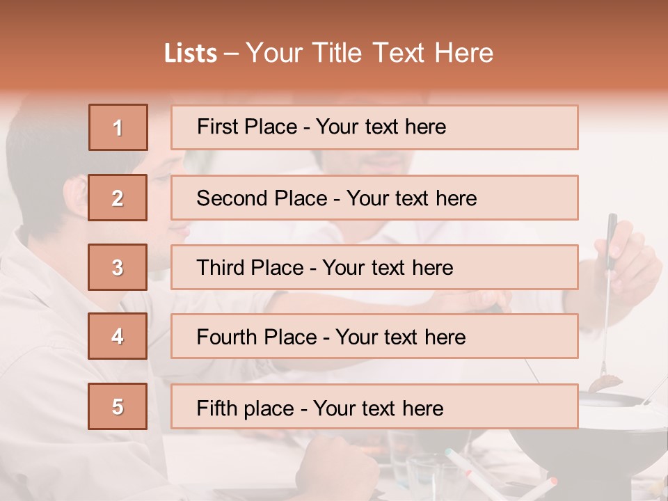 Friends Guys Dish PowerPoint Template