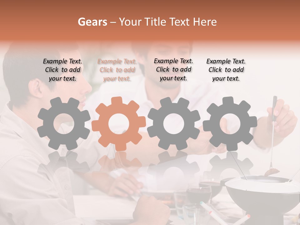 Friends Guys Dish PowerPoint Template