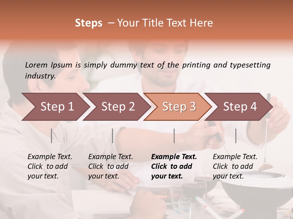 Friends Guys Dish PowerPoint Template