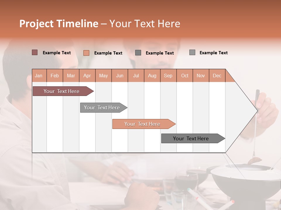 Friends Guys Dish PowerPoint Template