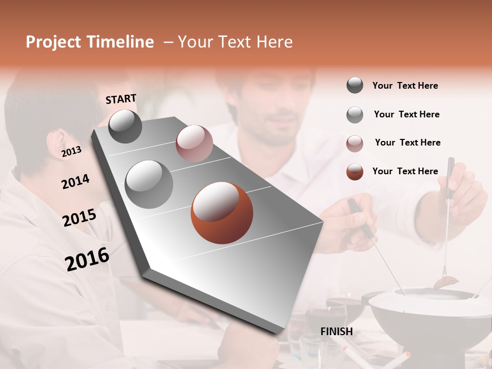 Friends Guys Dish PowerPoint Template