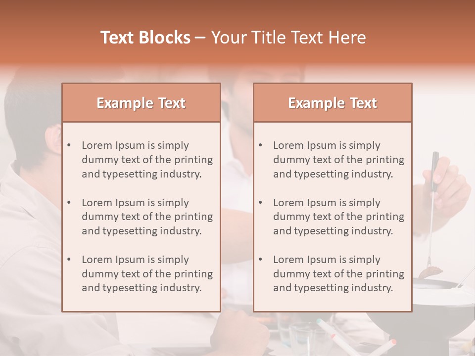 Friends Guys Dish PowerPoint Template