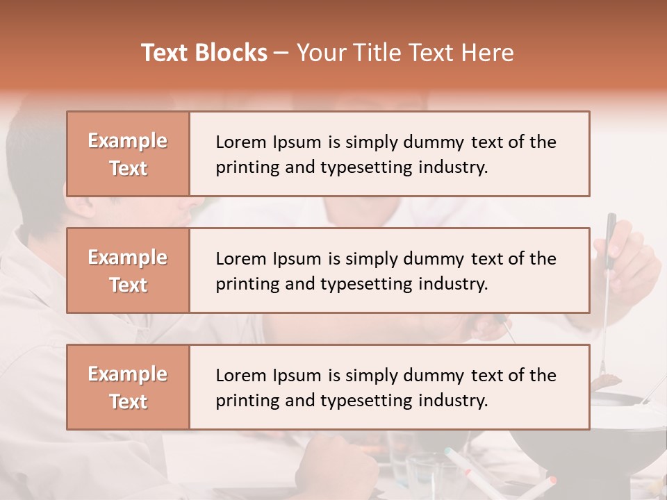 Friends Guys Dish PowerPoint Template