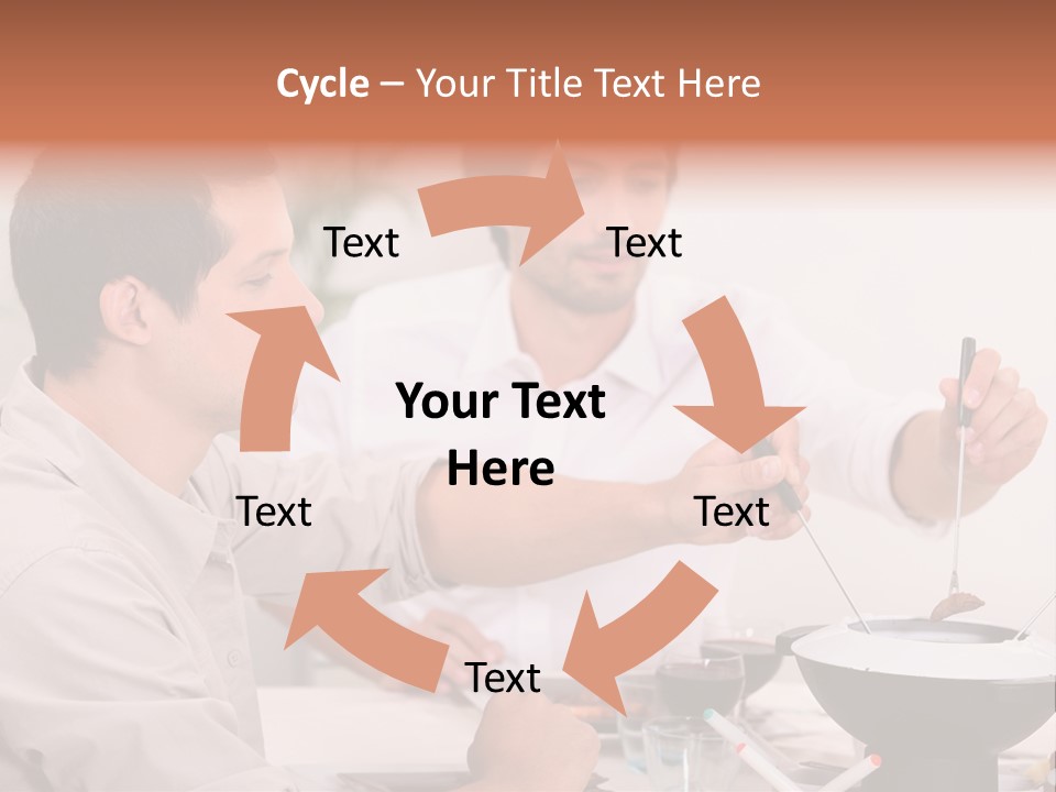 Friends Guys Dish PowerPoint Template