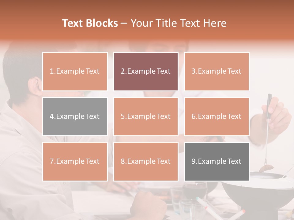 Friends Guys Dish PowerPoint Template