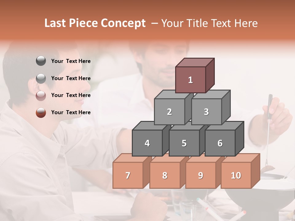 Friends Guys Dish PowerPoint Template