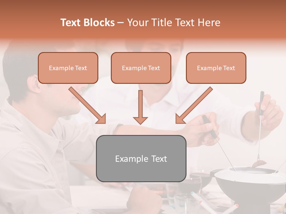 Friends Guys Dish PowerPoint Template
