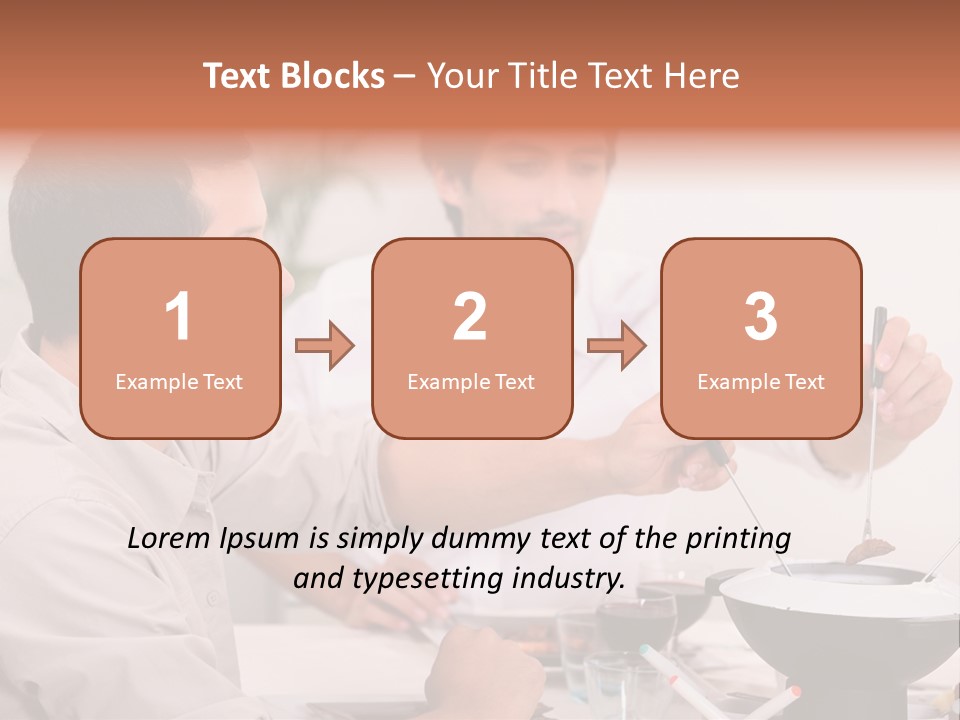 Friends Guys Dish PowerPoint Template