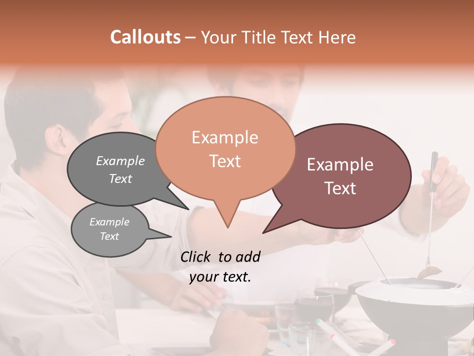 Friends Guys Dish PowerPoint Template