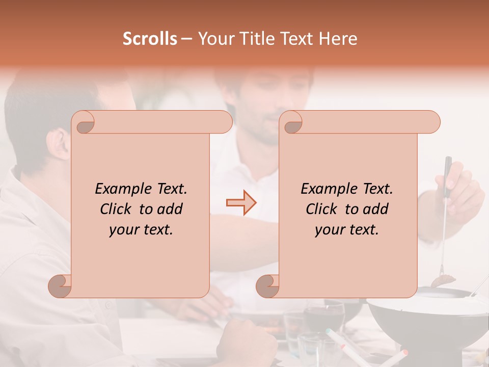 Friends Guys Dish PowerPoint Template