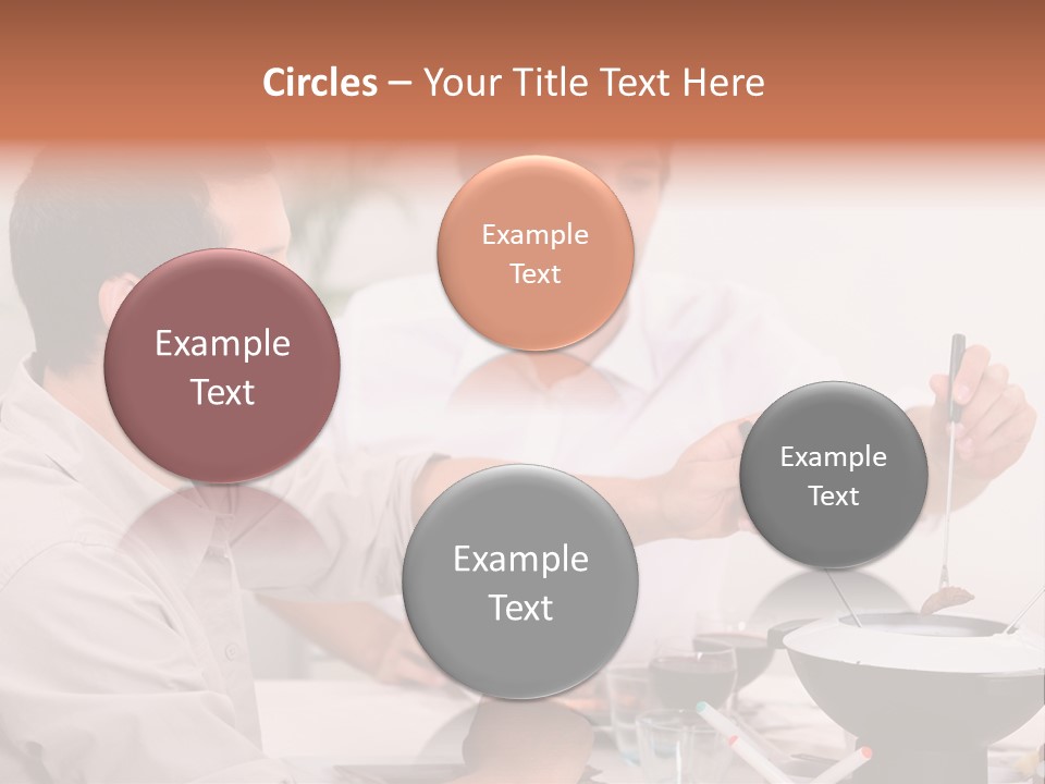 Friends Guys Dish PowerPoint Template