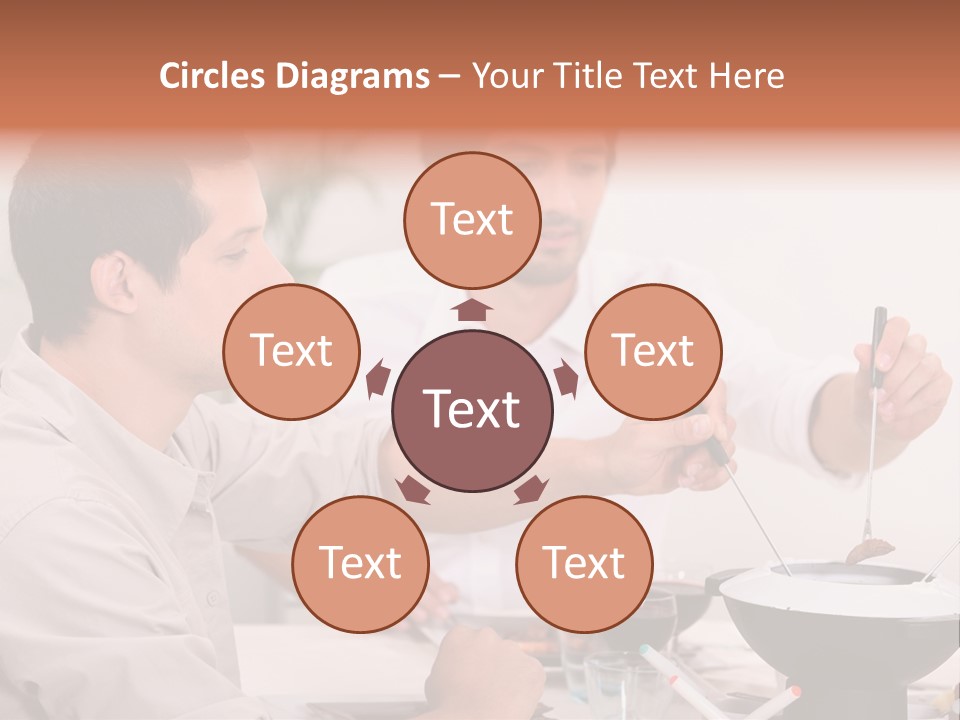 Friends Guys Dish PowerPoint Template