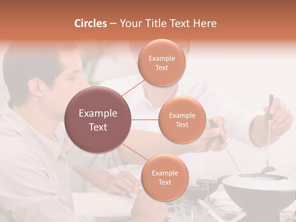 Friends Guys Dish PowerPoint Template