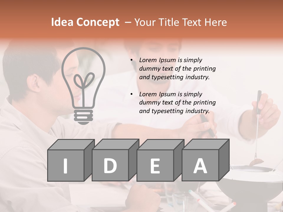 Friends Guys Dish PowerPoint Template