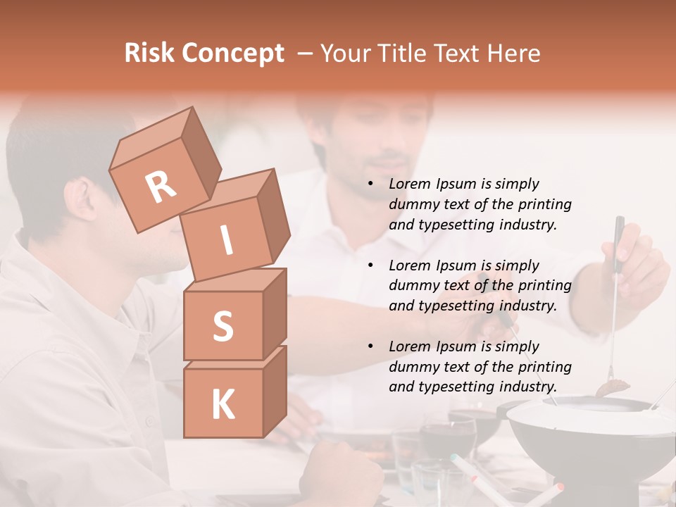 Friends Guys Dish PowerPoint Template