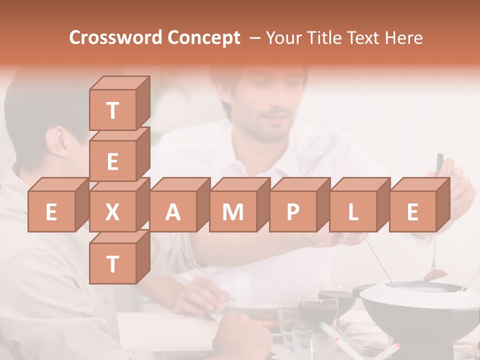 Friends Guys Dish PowerPoint Template