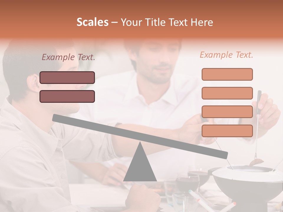 Friends Guys Dish PowerPoint Template