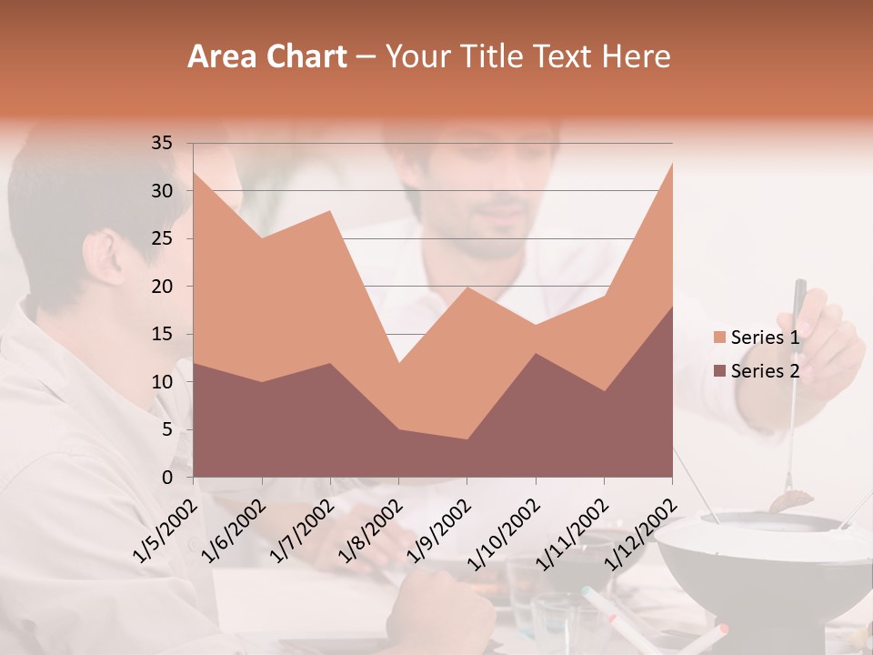 Friends Guys Dish PowerPoint Template