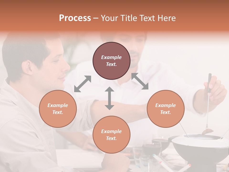 Friends Guys Dish PowerPoint Template